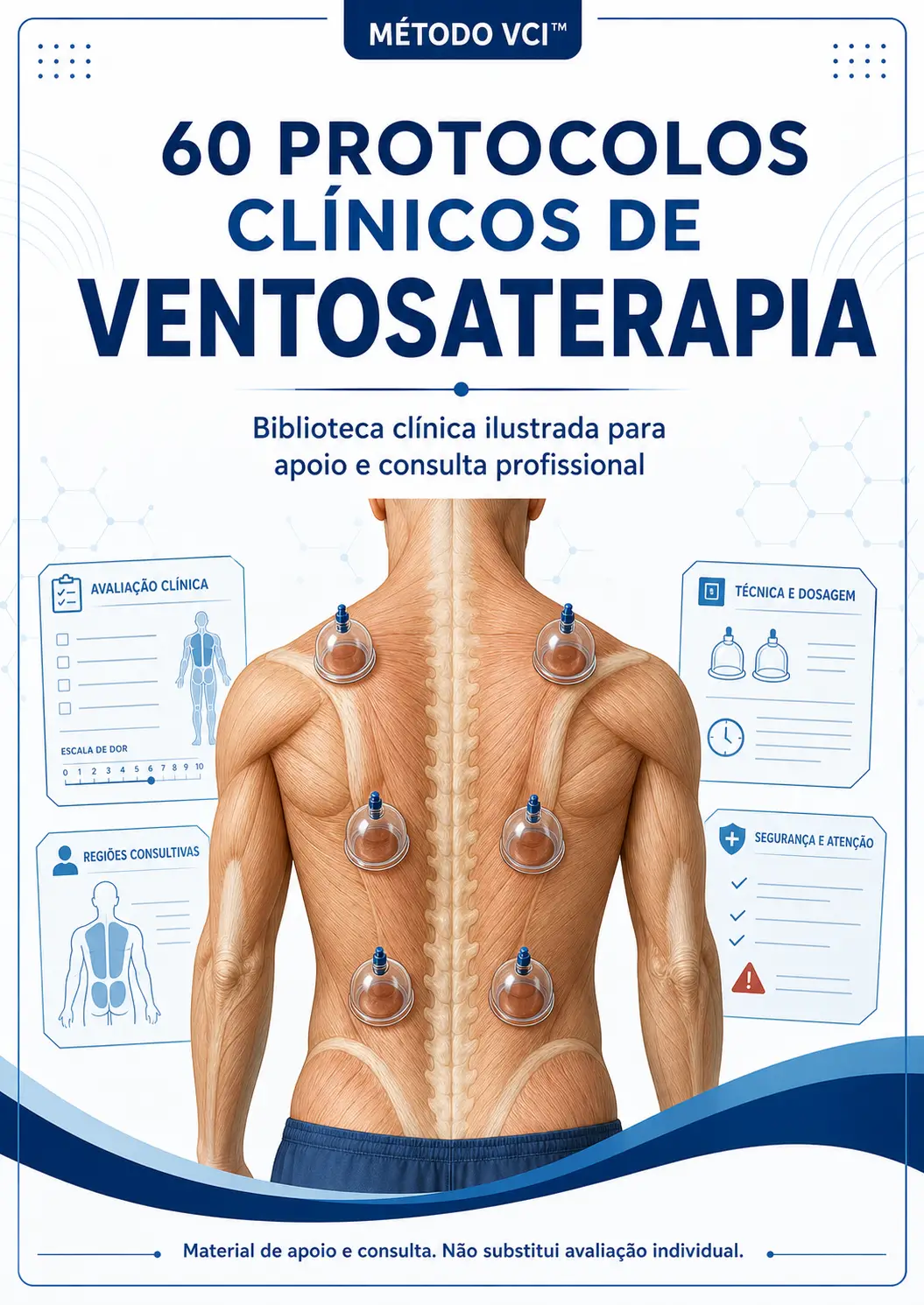 Capa dos 60 Protocolos Clínicos de Ventosaterapia
